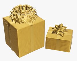 Christmas Gifts Wrapped 04 Modello 3D