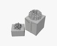 Christmas Gifts Wrapped 04 3d model