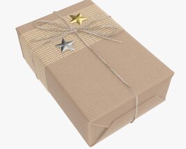 Christmas Gift Wrapped 07 Modello 3D