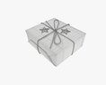 Christmas Gift Wrapped 08 3d model