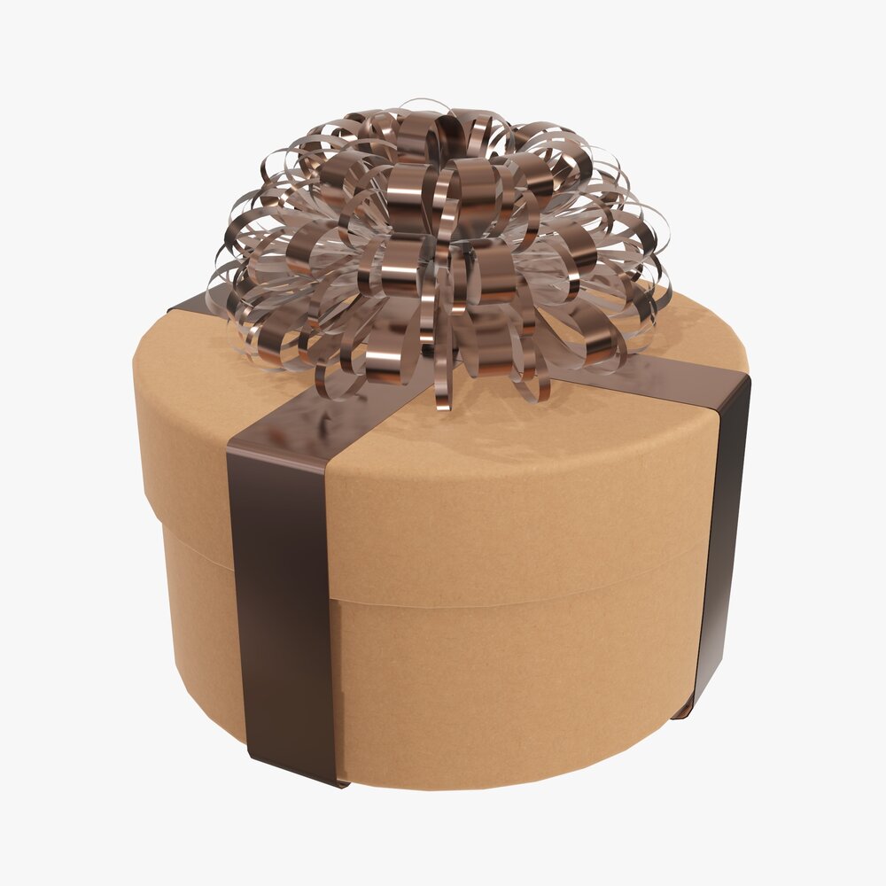 Christmas Gift Wrapped 09 3D model