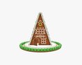 Christmas Gingerbread House 3D модель
