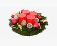 Christmas Wreath 02 Modello 3D