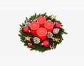 Christmas Wreath 02 3d model