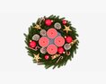 Christmas Wreath 02 Modelo 3d