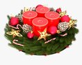 Christmas Wreath 02 3d model