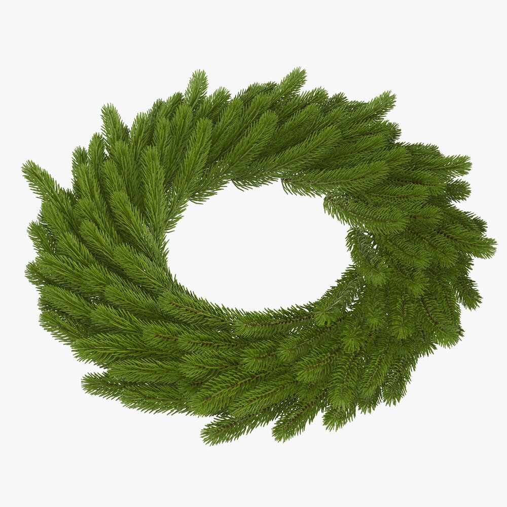 Christmas Wreath 03 3D model