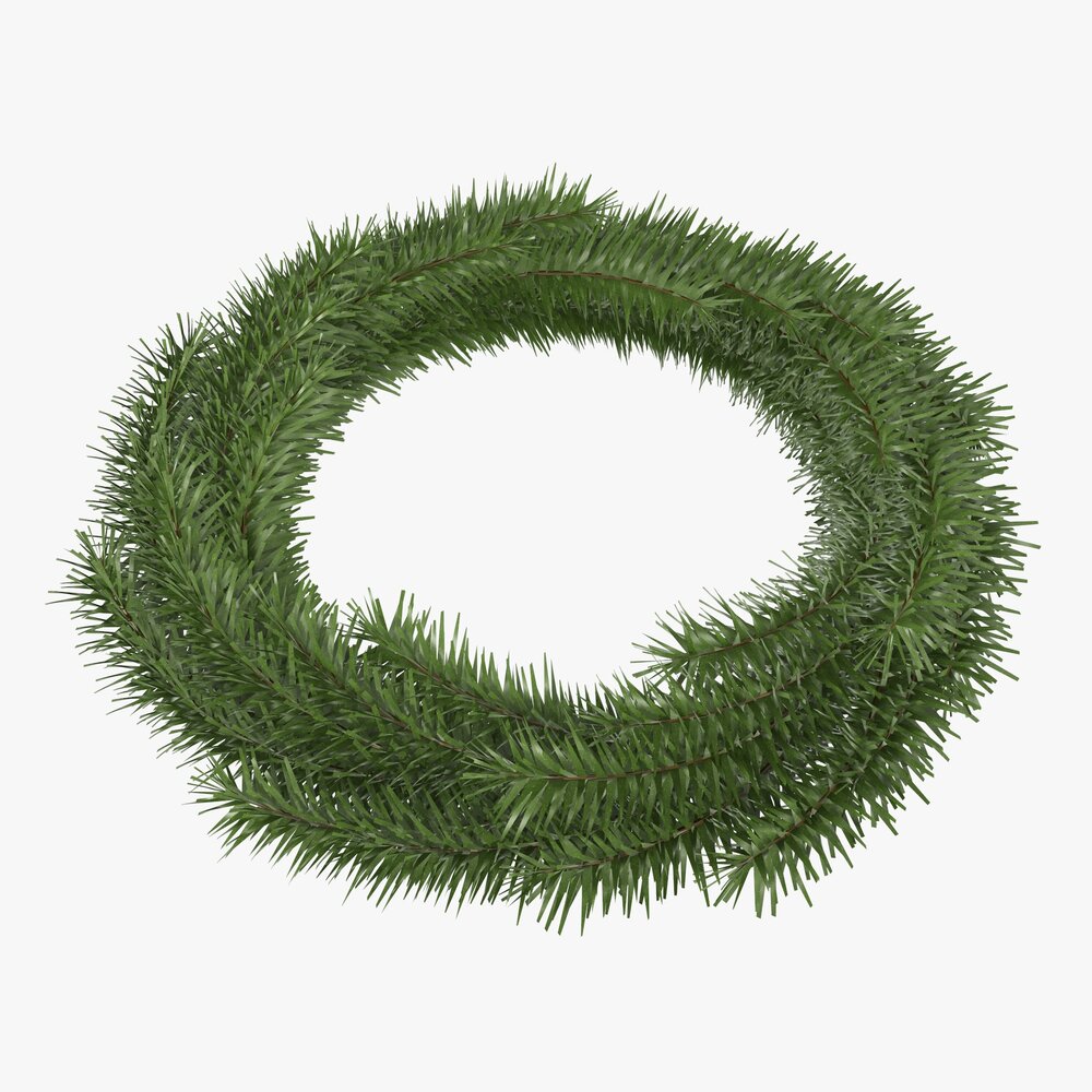 Christmas Wreath 04 Modello 3D