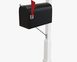 Classic Mailbox 01 3D 모델 