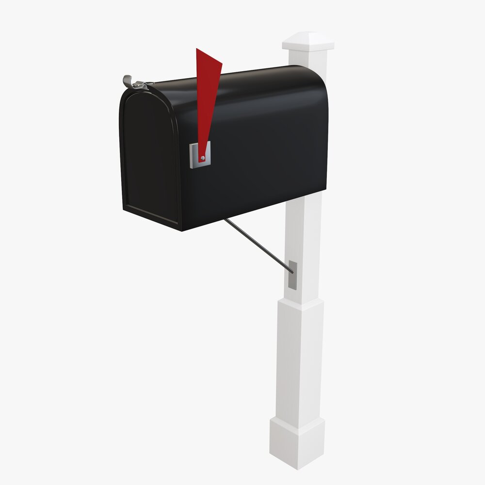 Classic Mailbox 01 3D model