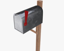 Classic Mailbox 02 3D 모델 