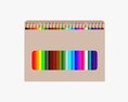 Colored Pencil Box 01 With Window 3d model