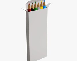 Colored Pencil Box 03 3D-Modell
