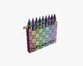 Colored Pencil Box With Window 3d model