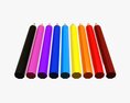 Colored Pencil Set 3d model