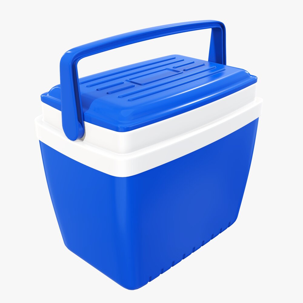 Cooler Box With Handle 3D model