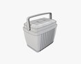 Cooler Box With Handle 3D-Modell