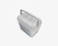 Cooler Box With Handle 3D 모델 