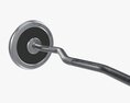 Curved Weight Bar With Weights 3D модель