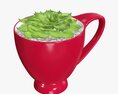 Decorative Plant In Cup 3D模型