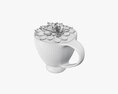 Decorative Plant In Cup 3D модель