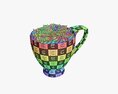 Decorative Plant In Cup 3D-Modell
