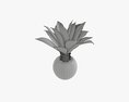 Decorative Potted Palm 01 3D模型