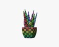 Decorative Potted Plant 05 3D-Modell