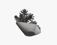 Decorative Potted Plant 06 3D-Modell
