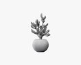 Decorative Potted Plant 08 3D-Modell