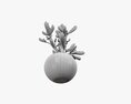 Decorative Potted Plant 08 3D-Modell