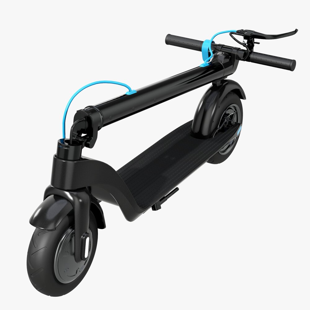 Electric Scooter 01 Folded Modello 3D