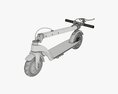 Electric Scooter 01 Folded 3d model