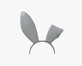 Headband Bunny Ears Modelo 3d