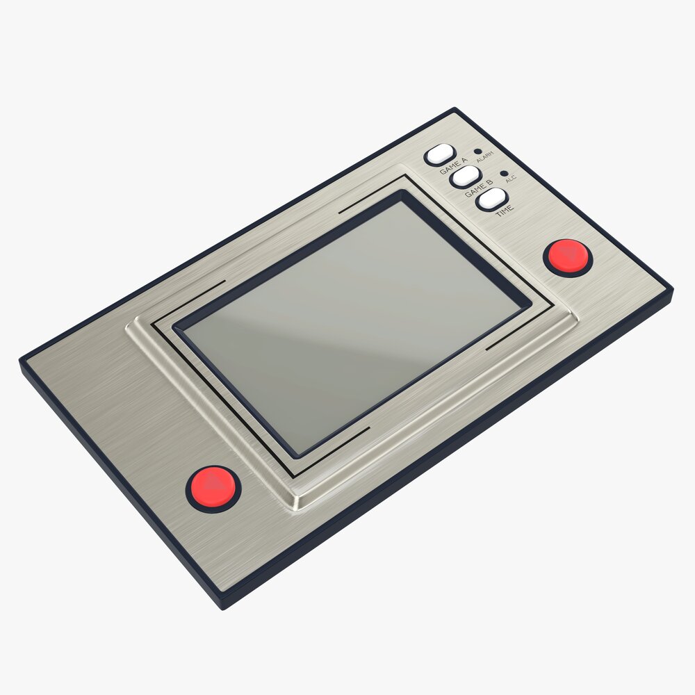 Electronic Game And Watch 3D 모델 