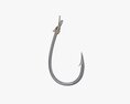 Fishing Hook With Line 3D模型