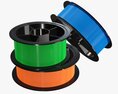 Fishing Line With Spool 3d model