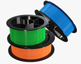 Fishing Line With Spool 3D 모델 