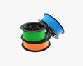 Fishing Line With Spool Modelo 3d