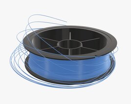 Fishing Line With Spool Single 01 3D model