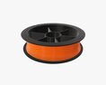 Fishing Line With Spool Single 02 3d model