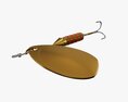 Fishing Spinner Bait 01 3D 모델 