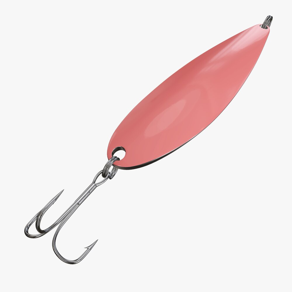 Fishing Spoon Bait 05 3D модель