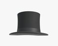 Black Top Hat Modèle 3d