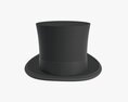 Black Top Hat 3d model