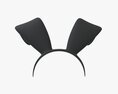 Headband Bunny Ears Modello 3D
