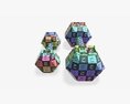 Hexagonal Rubberized Dumbbells 01 3D模型
