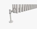Horizontal Column Bare Radiator 01 3D 모델 