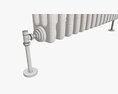 Horizontal Column Bare Radiator 02 3D模型