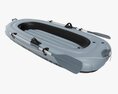 Inflatable Boat 01 Gray 3D 모델 